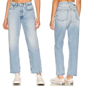 RE/DONE Womens 70s Stove Pipe Button Fly Jeans Size 29 Straight Fit Cotton USA